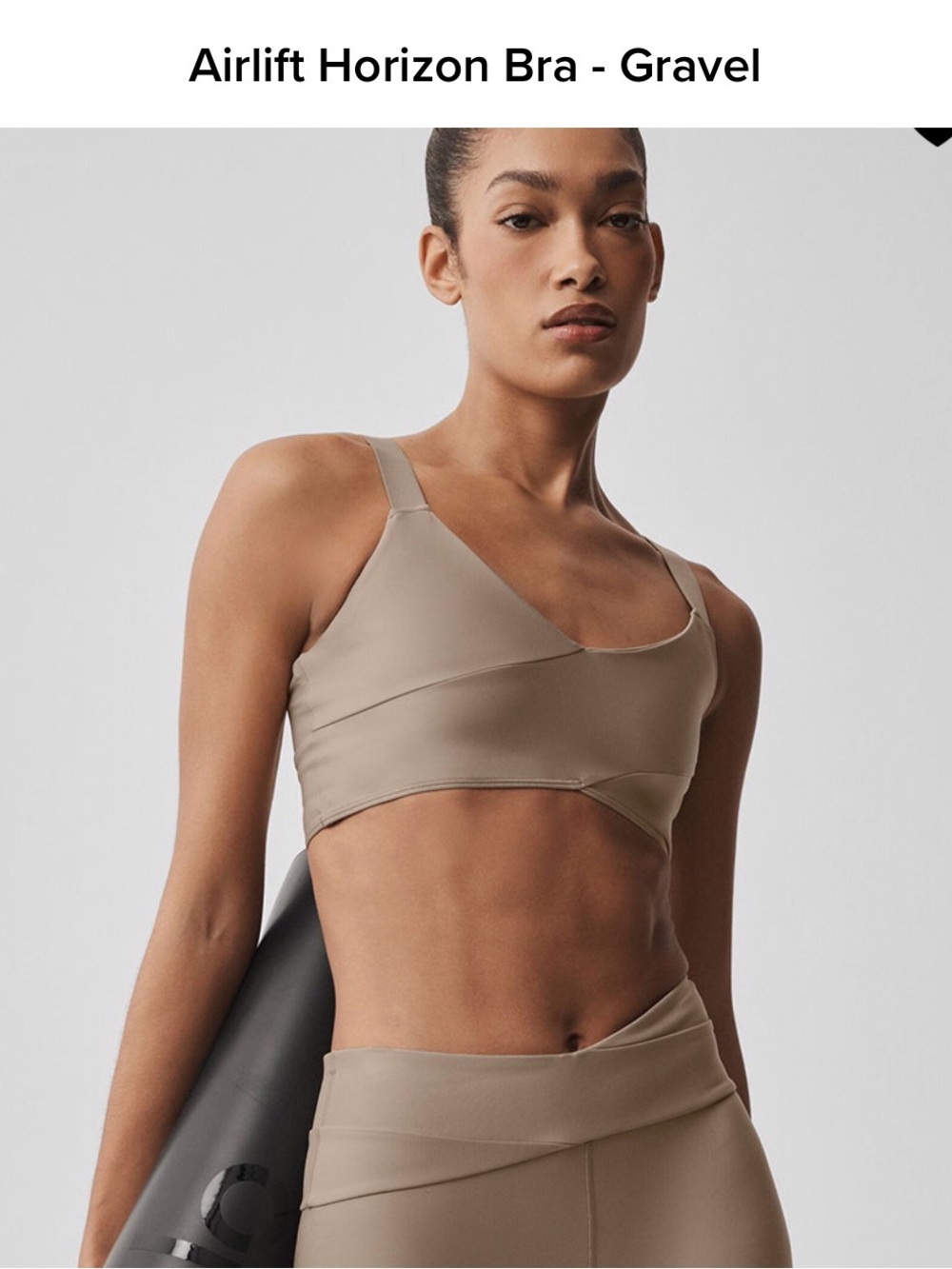 Alo Horizon Bra - Gravel (S)